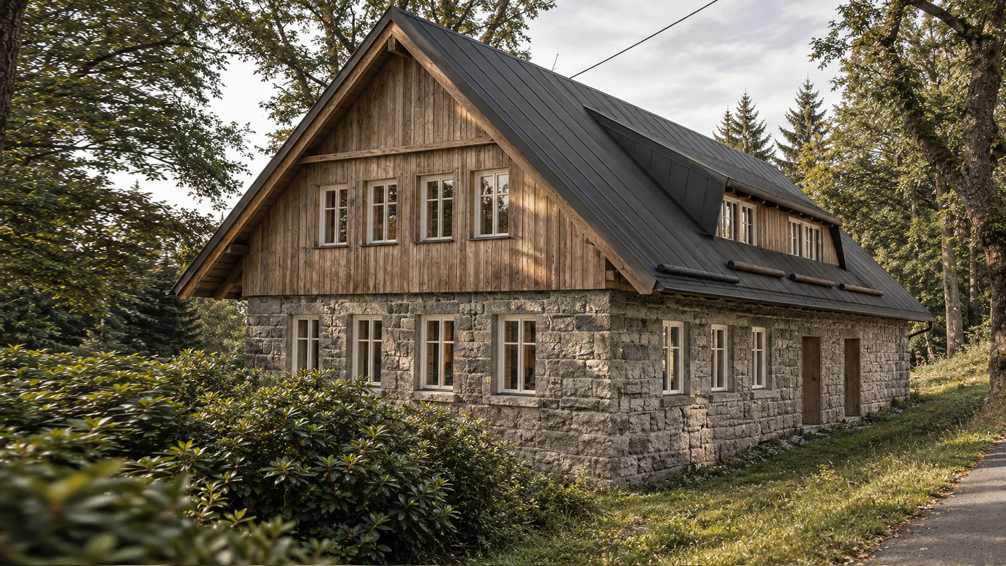 Rekonstrukce rodinného rekreačního objektu, Janov nad Nisou – pohled 3