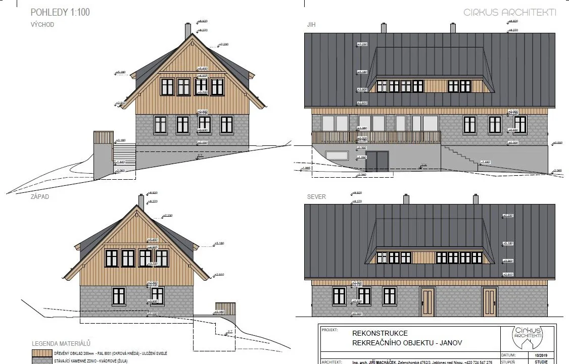 Rekonstrukce rodinného rekreačního objektu, Janov nad Nisou – pohled 4