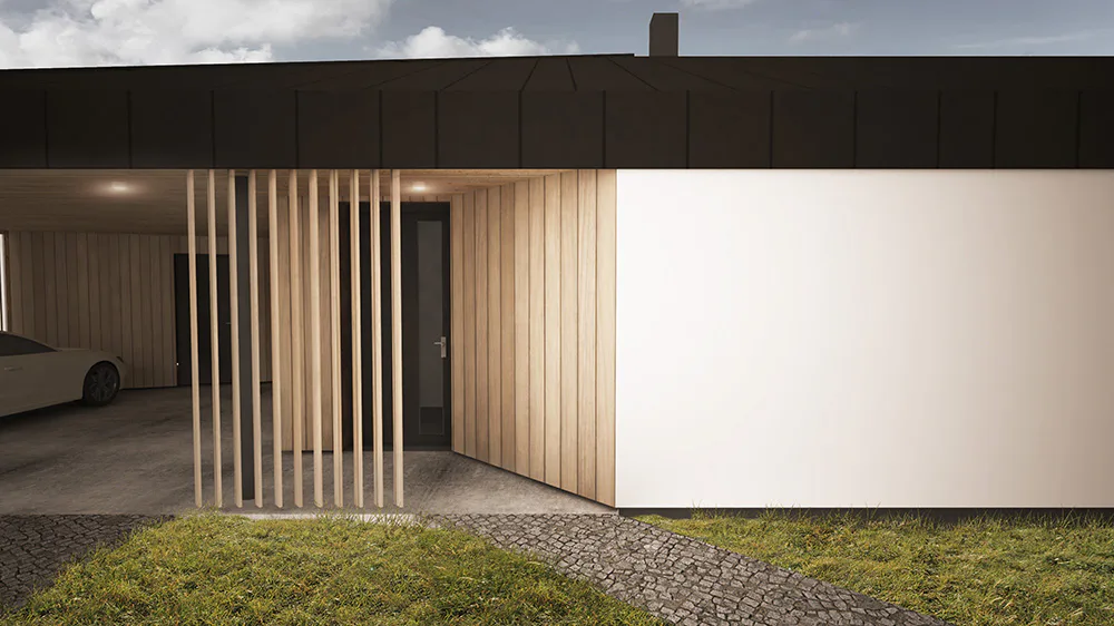 Rodinný dům, Dalešice – pohled 9