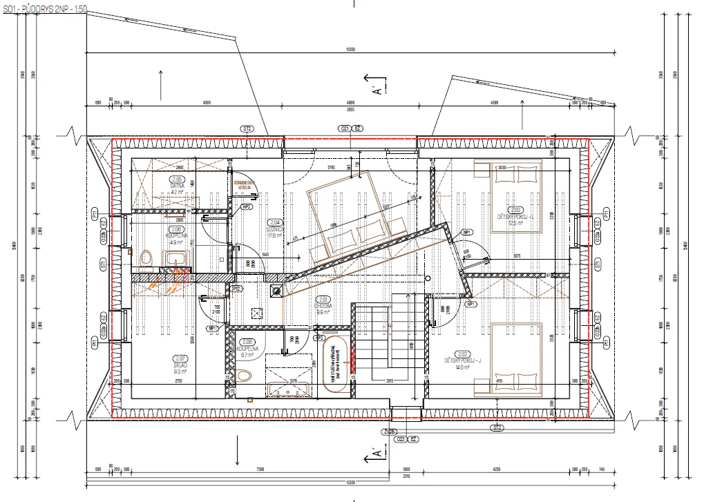 Černá Studnice – Novostavba rodinného domu – pohled 5
