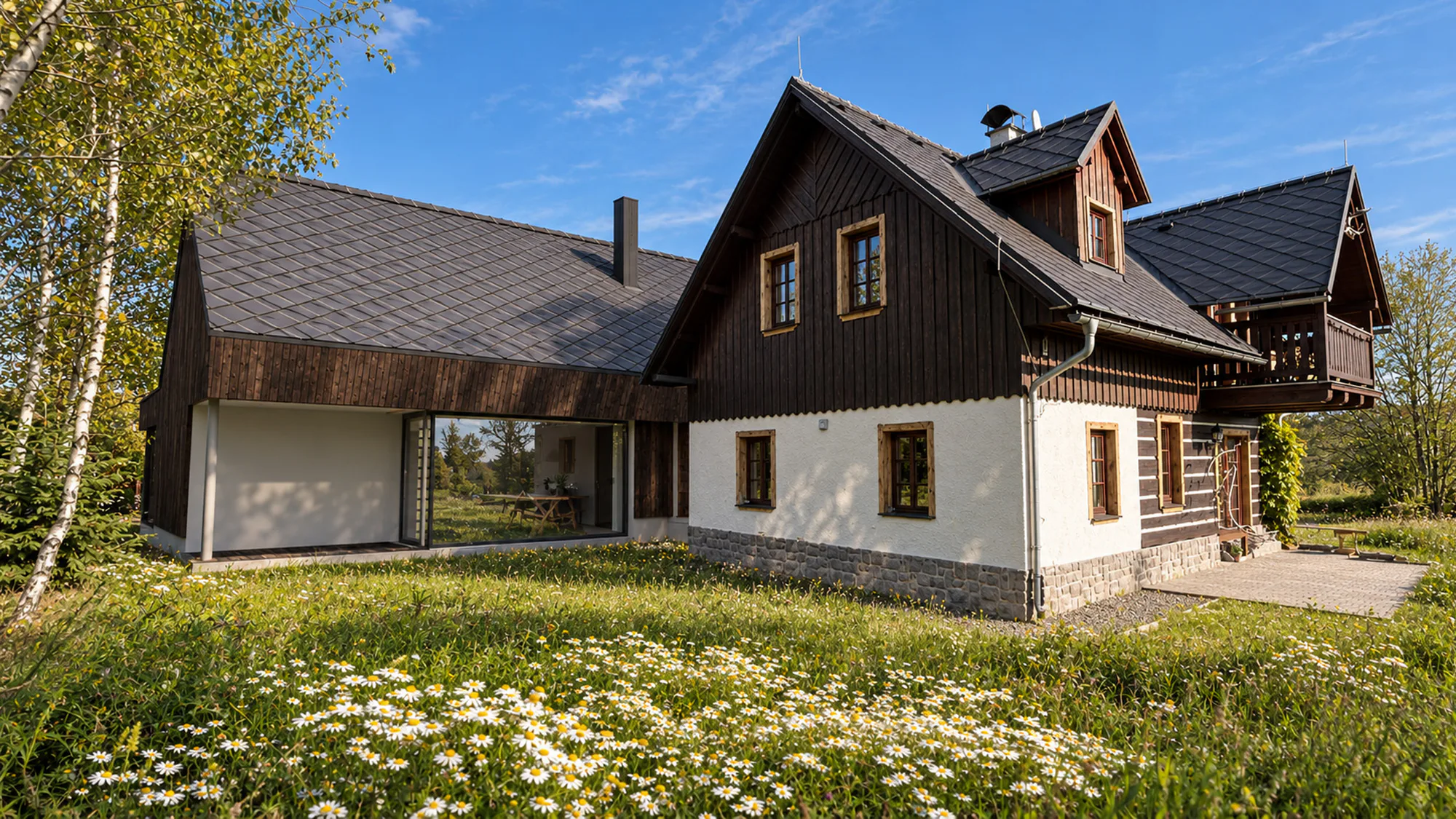 Stavební úpravy a přístavba rodinného domu – Lučany nad Nisou – pohled 3