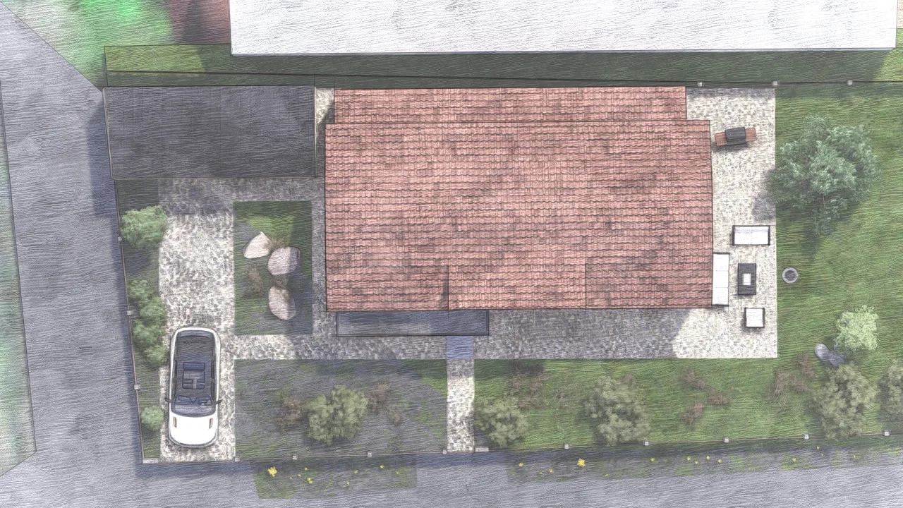 Rekonstrukce rodinného domu, Kladruby nad Labem – Motion – pohled 7