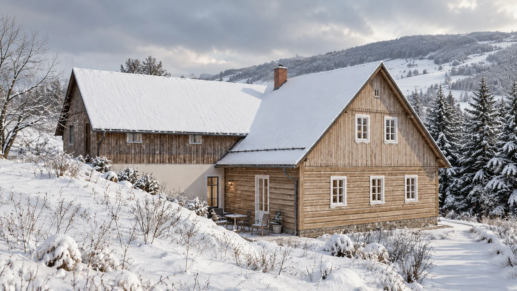 Rekonstrukce hájovny, Velká Úpa – pohled 18