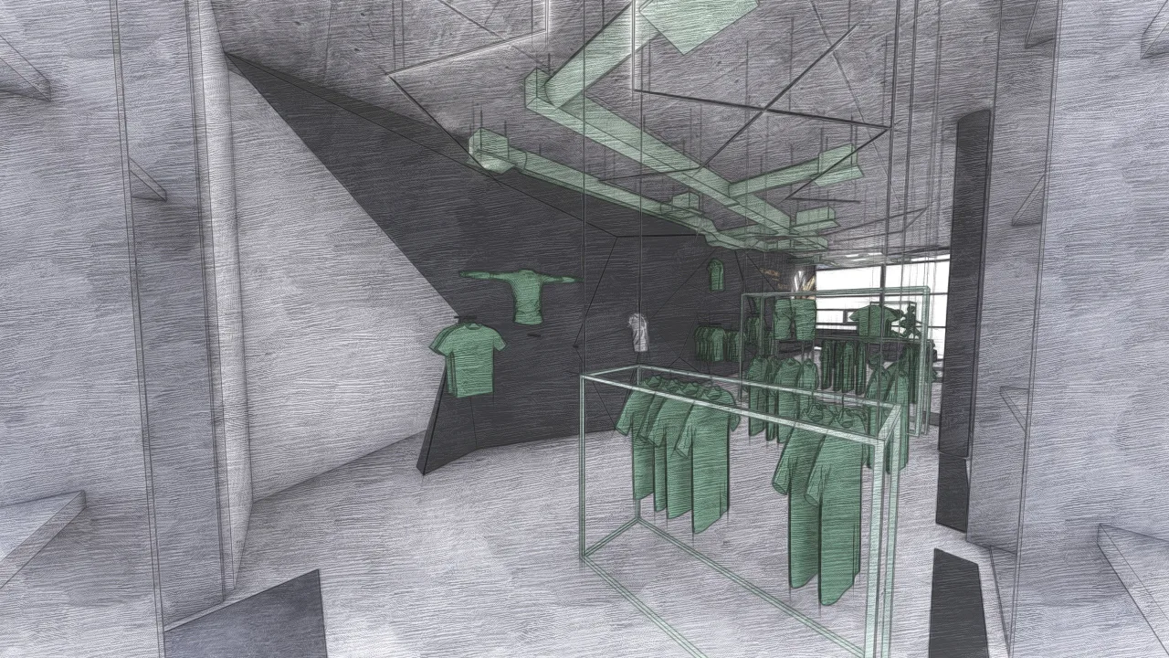 Fanshop FK Jablonec – pohled 5